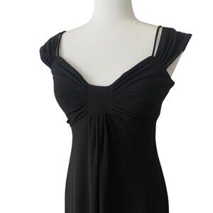 WHBM y2k off the shoulder babydoll dress with ruche detail Size 6